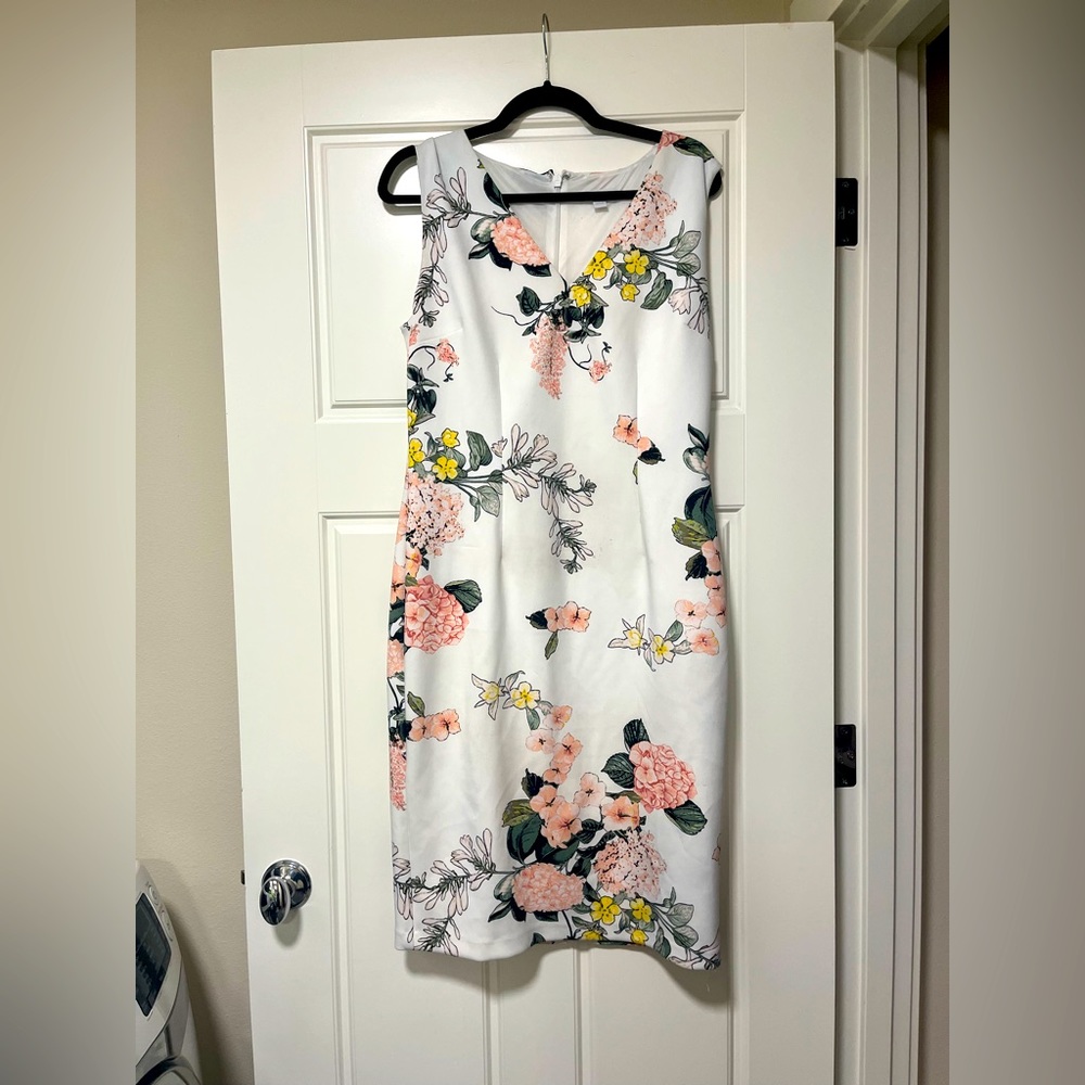 White flower dress